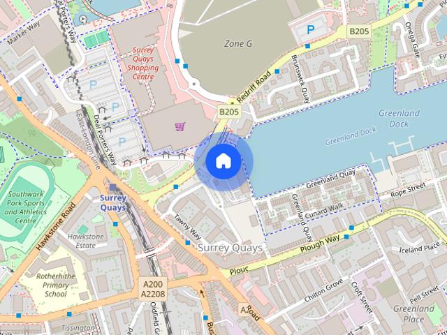 Apartment for rent in Rotherhithe, Greater London