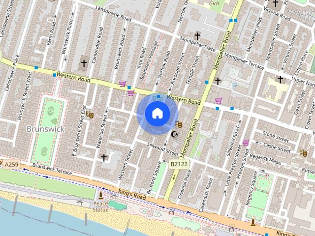 Apartment for rent in Brunswick, Brighton & Hove