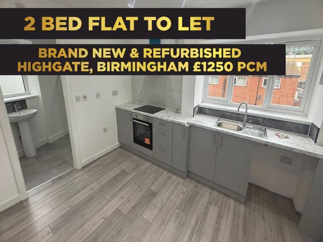 Flat for rent in Highgate, West Midlands