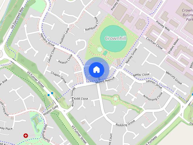 House for rent in Crownhill, Shenley Church End