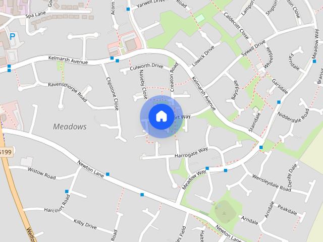 Townhouse for rent in Wigston Magna, Leicestershire
