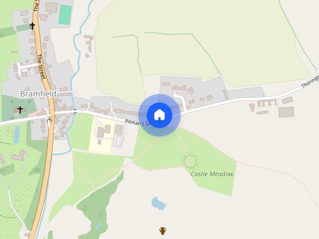 House for rent in Bramfield, Eastbridge