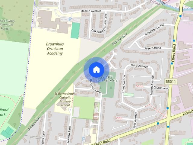 House for rent in Brownhills, Walsall