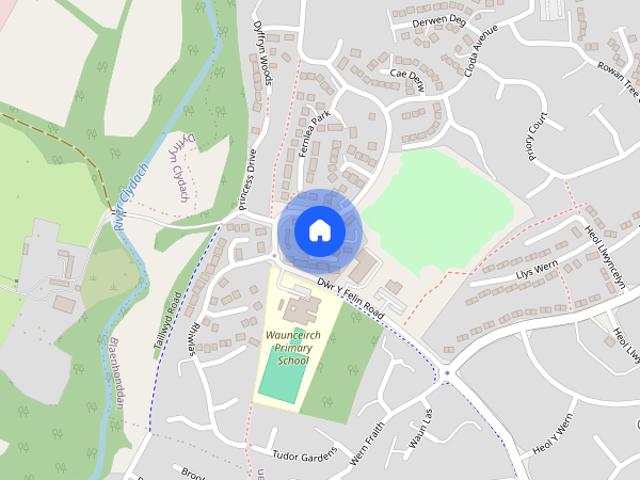 Townhouse for rent in Blaenhonddan, Bryncoch