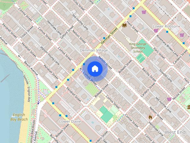 House for rent in Denman Village, Vancouver