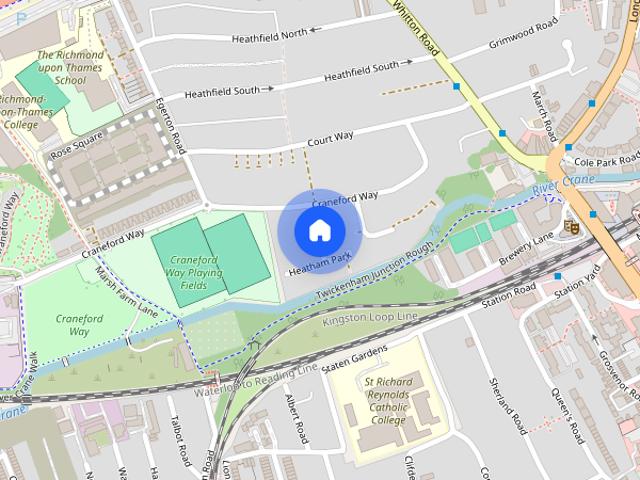 Apartment for rent in Strawberry Hill, Greater London