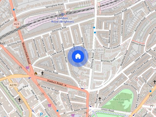 Apartment for rent in Round Hill, Brighton & Hove