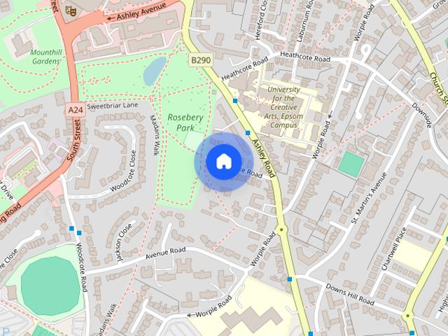 Apartment for rent in Woodcote, Epsom