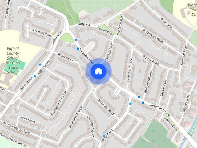 Apartment for rent in Carterhatch, Greater London