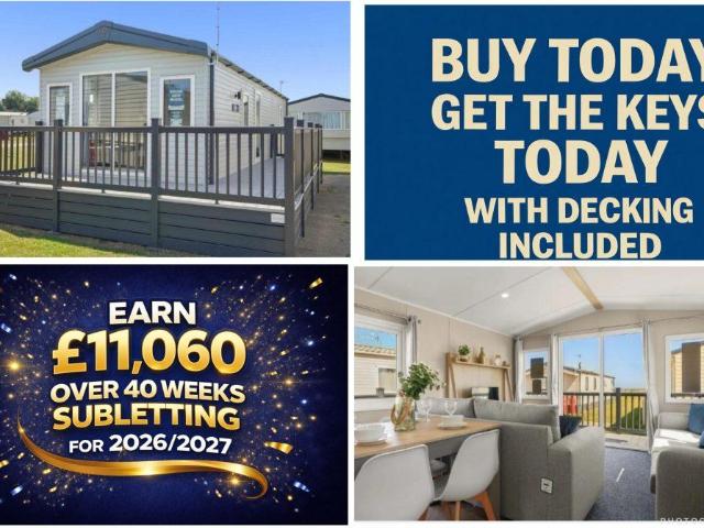 Park Home for sale in Eastbridge, Isle Of Man