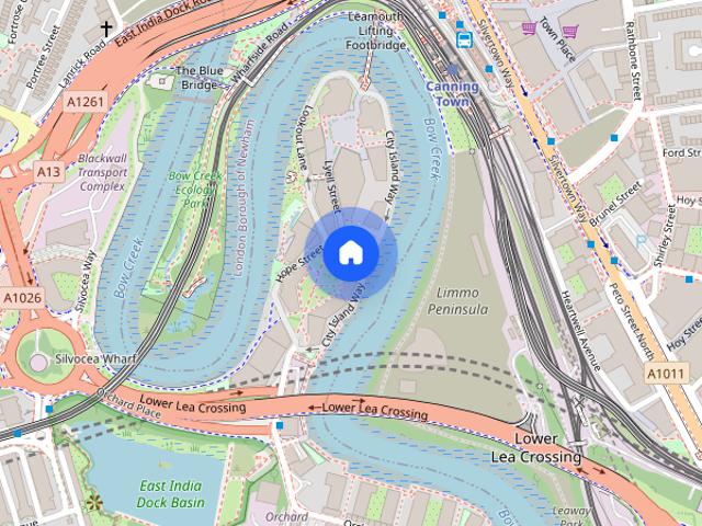 Apartment for rent in London City Island, Blackwall