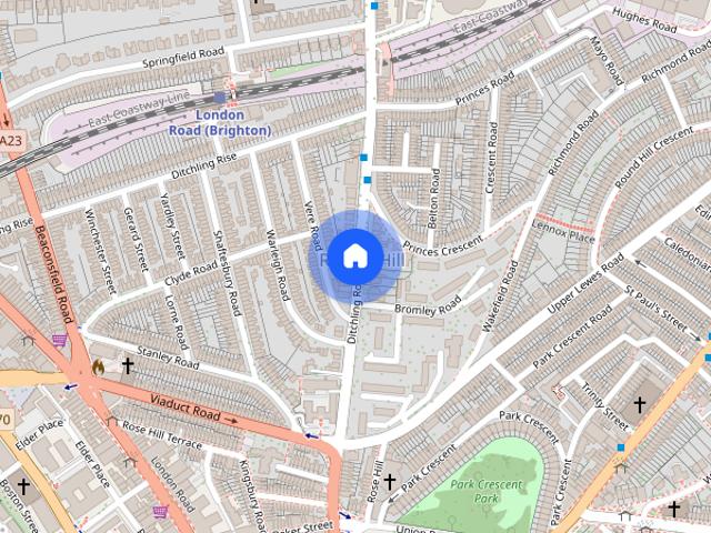 Apartment for rent in Round Hill, Brighton & Hove