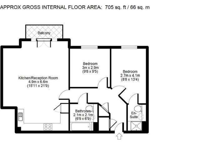 Apartment for rent in Five Acres, Hertfordshire