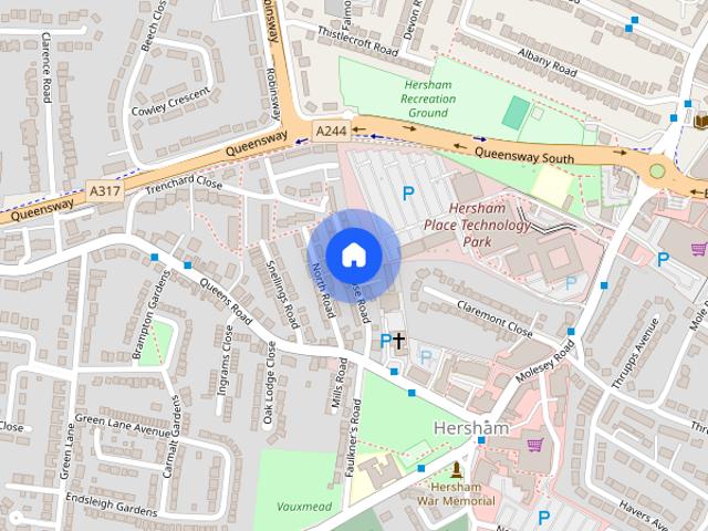 House for rent in Hersham, Elmbridge