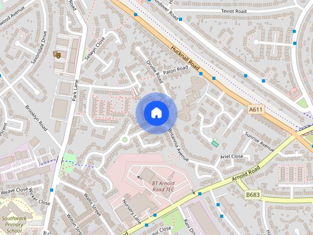 House for rent in Bulwell, City of Nottingham