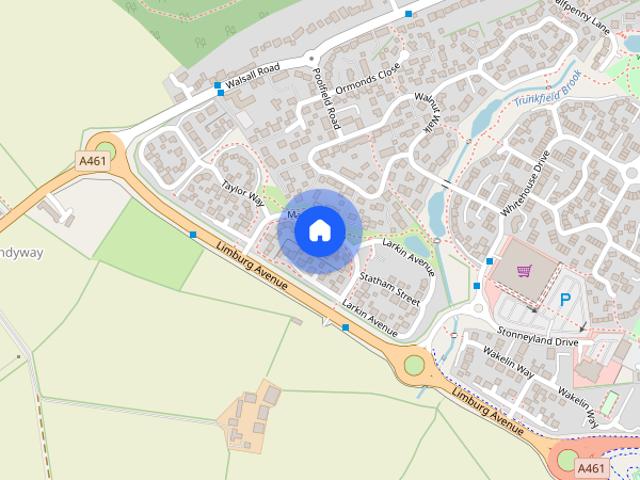 House for rent in Lichfield, Boley Park