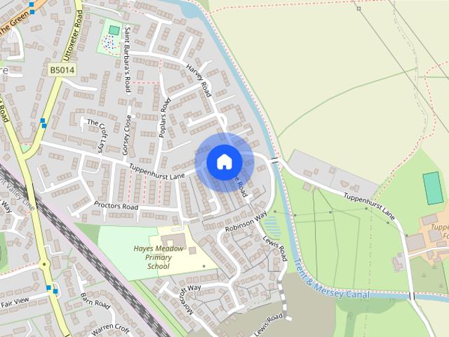 House for rent in Handsacre, Lichfield