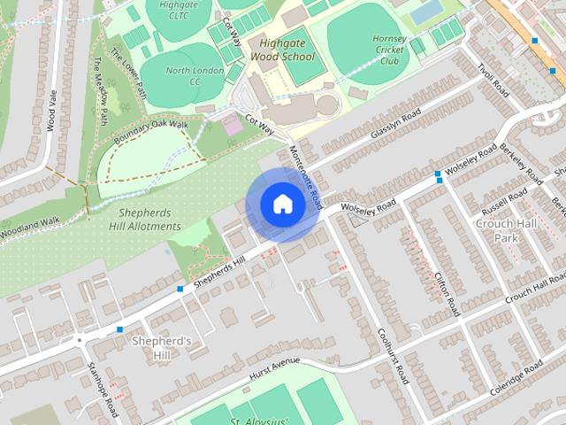 Apartment for rent in Shepherd's Hill, Greater London