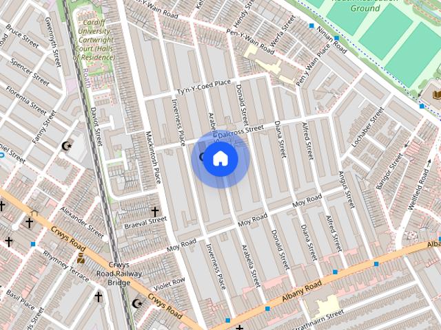 House for rent in Plasnewydd, Falcon Lodge