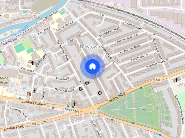 House for rent in Newtown, Reading