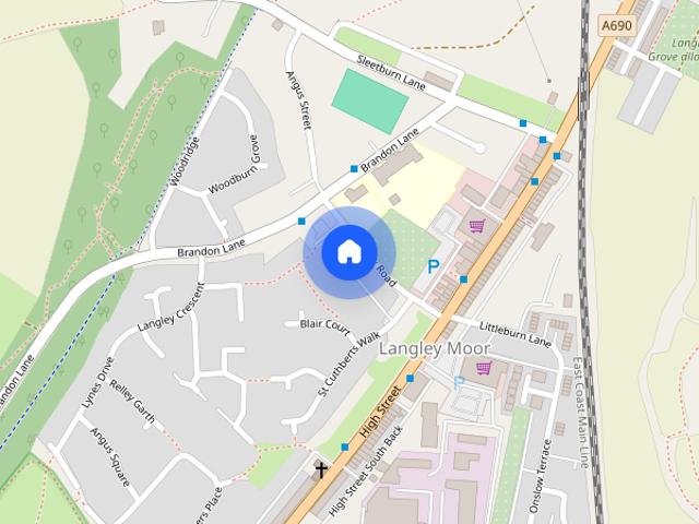 Townhouse for rent in Langley Moor