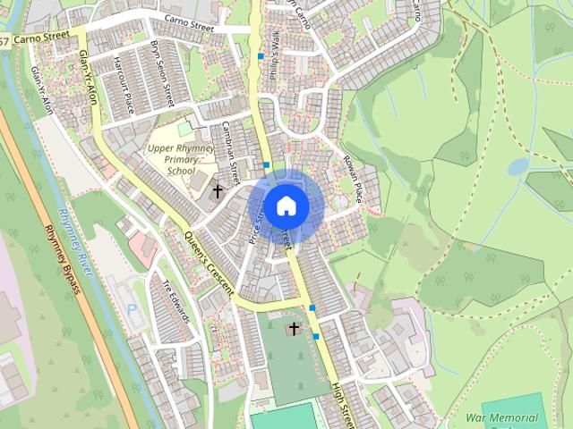 Townhouse for rent in Rhymney, Wales