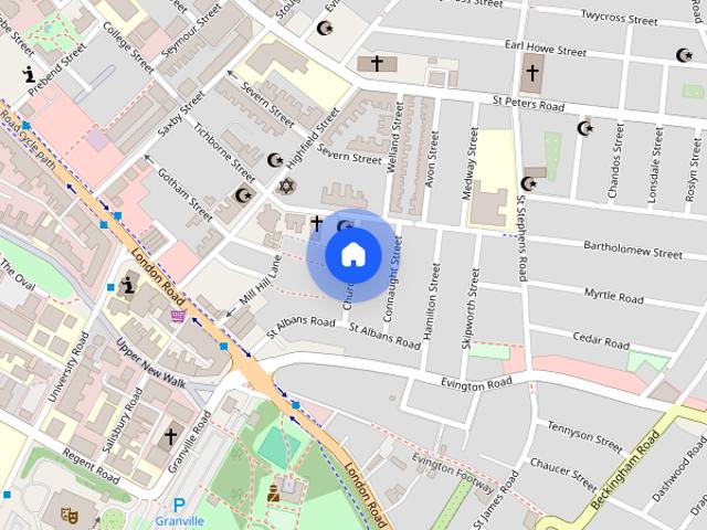 Townhouse for rent in Highfields, Leicester