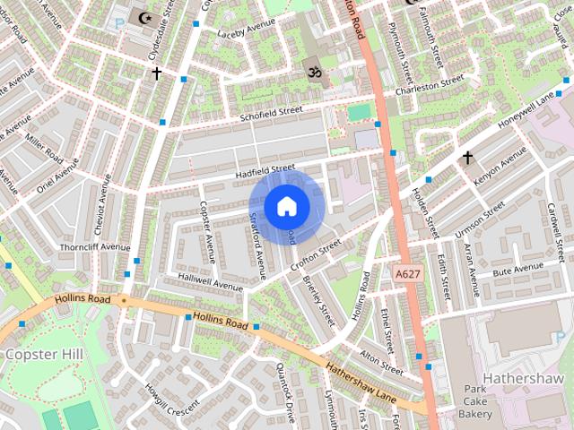 Townhouse for rent in Hathershaw, Pendock