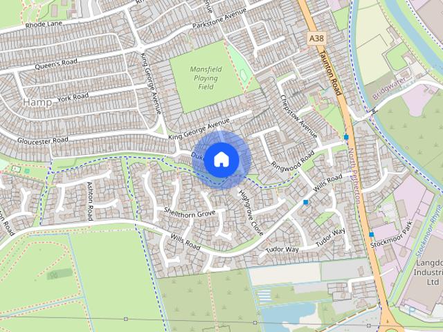 Townhouse for rent in Hamp, Bridgwater