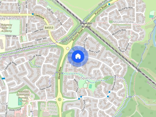 Townhouse for rent in Sparcells, Swindon