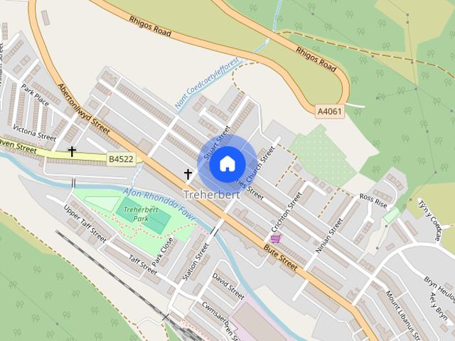 Townhouse for rent in Treherbert
