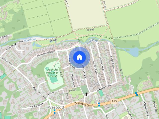 Townhouse for rent in Pachesham Park, Surrey