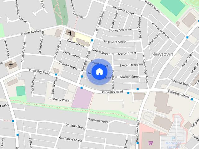 Townhouse for rent in St Helens