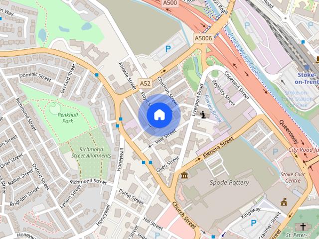 Townhouse for rent in Stoke, Stoke-on-Trent