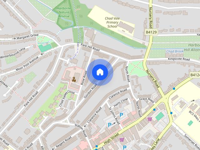 Townhouse for rent in Harborne, West Midlands