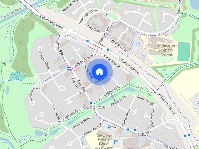 Townhouse for rent in Monkston Park, Milton Keynes
