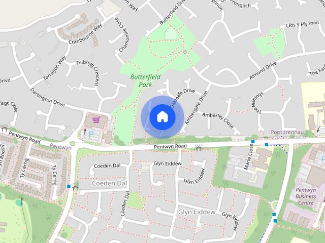 Townhouse for rent in Pontprennau, Falcon Lodge
