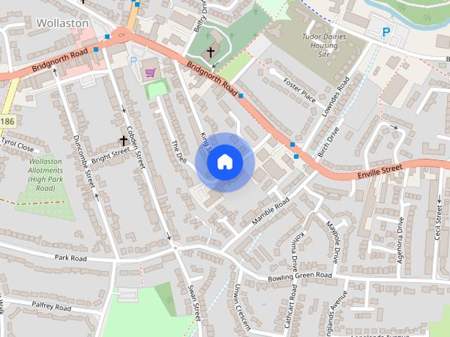 Townhouse for rent in Wollaston, Amblecote