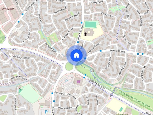 Townhouse for rent in Bradley Stoke