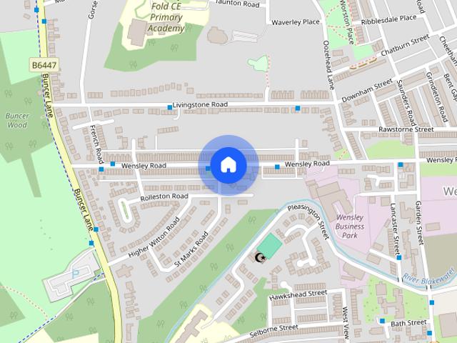 Townhouse for rent in Wensley Fold, Blackburn