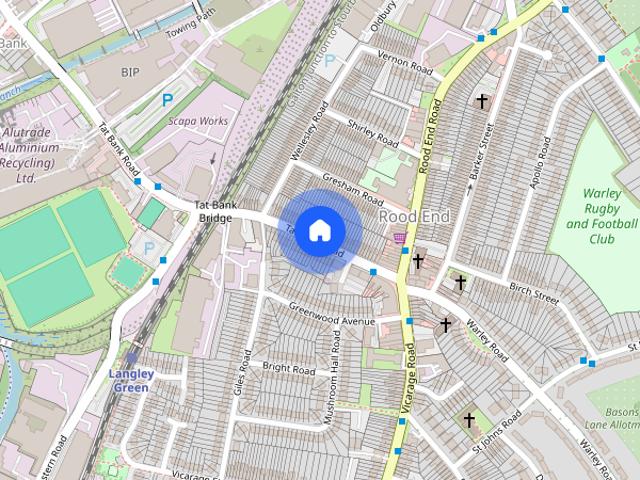 Townhouse for rent in Merrivale, West Midlands