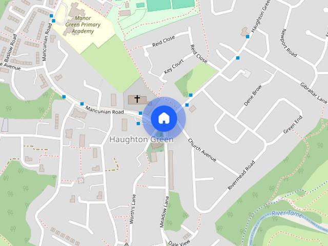 Townhouse for rent in Haughton Green, Greenheys