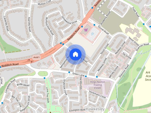 Townhouse for rent in Kings Norton, West Midlands