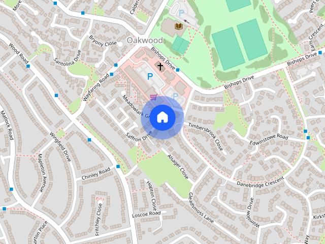 Townhouse for rent in Oakwood, East Midlands
