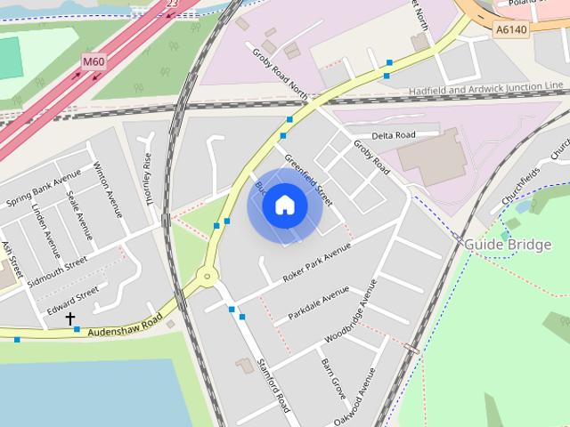 Townhouse for rent in Guide Bridge, Greenheys