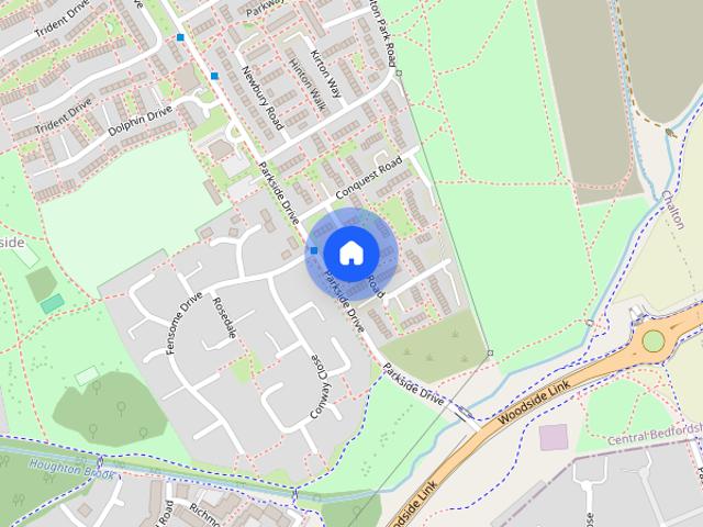 Townhouse for rent in Woodside Estate, Houghton Regis