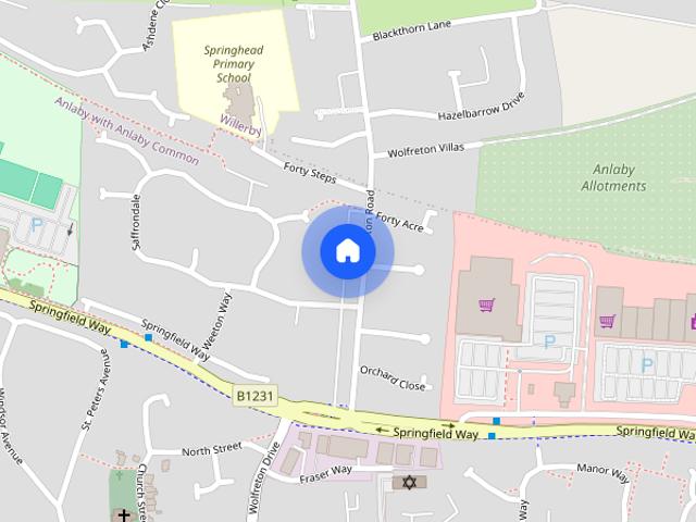 Townhouse for rent in Anlaby with Anlaby Common, East Riding Of Yorkshire