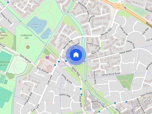Townhouse for rent in Ladygrove, Berrick Salome