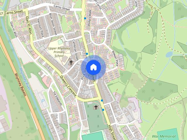 Townhouse for rent in Rhymney, Wales