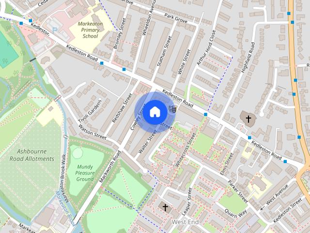 Townhouse for rent in West End, Darley Abbey